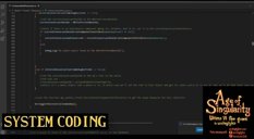 Coding the game in C Sharp in Visual Studio Code.