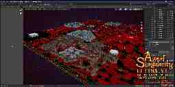 The Ultima VI underground maps overlaid in 3D with new 3D caverns atop.