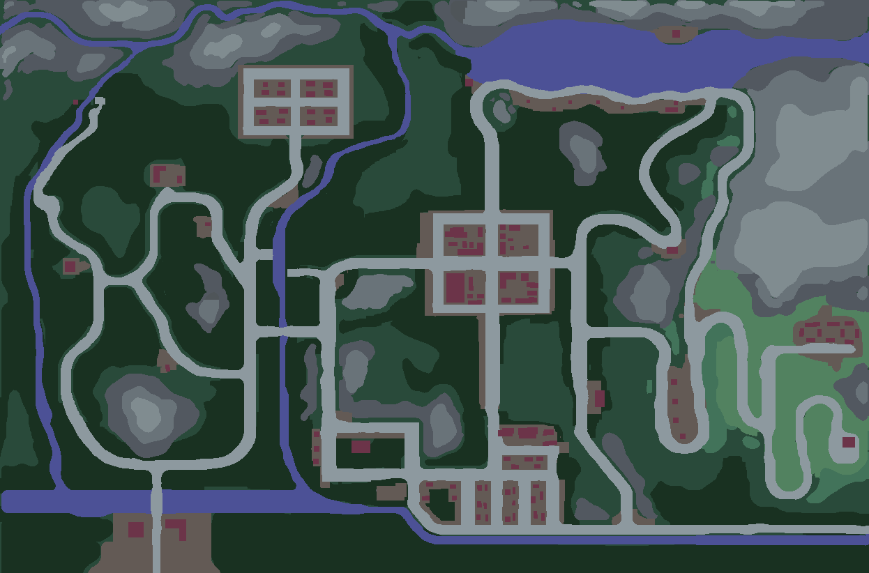 Map of Mizzurna Falls